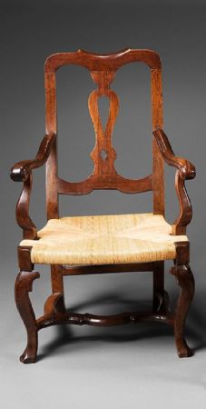 Fauteuil en noyer Sec. XVIII Modène