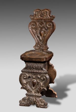 Rare 16th century Tuscan-Umbrian stool.