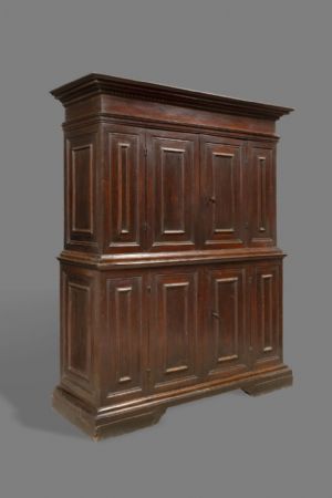 Beautiful two-body cupboard, Modena 17th century
