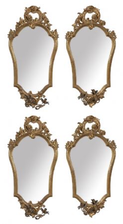 Four 18th-century mirrors
