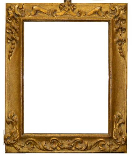 Bolognese Louis XIV frame, decorated with gilded friezes.