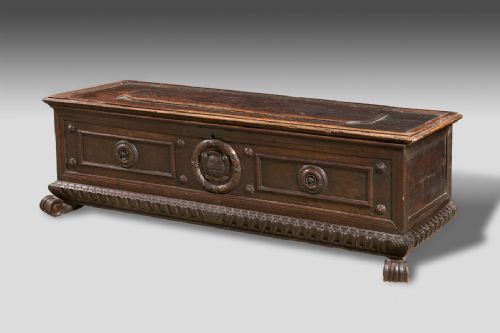 Emilian chest, Modena-Bologna, 16th century