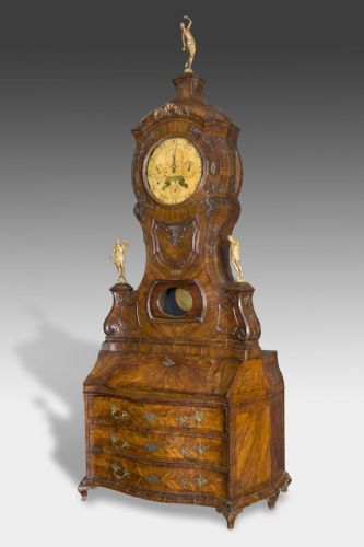 Mobile Trumeau with Clock, Duchy of Modena, 18th Century