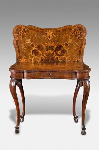 Extraordinary gaming table, Modena 18th century