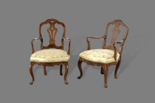 Pair of armchairs, Venice, 18th century
