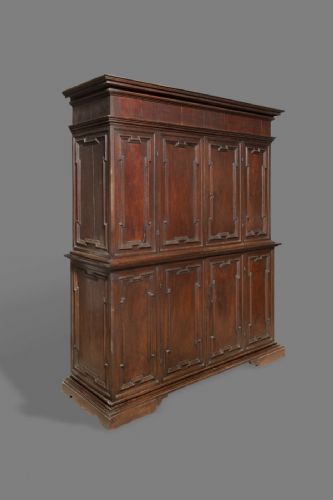 Two-body cupboard, Reggio Emilia 17th century