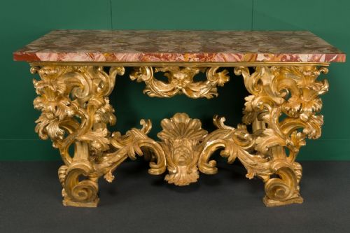 Grand wall table, Rome 17th century