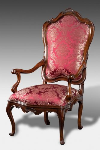 Eleganter Sessel aus Venedig aus dem 18. Jahrhundert
    