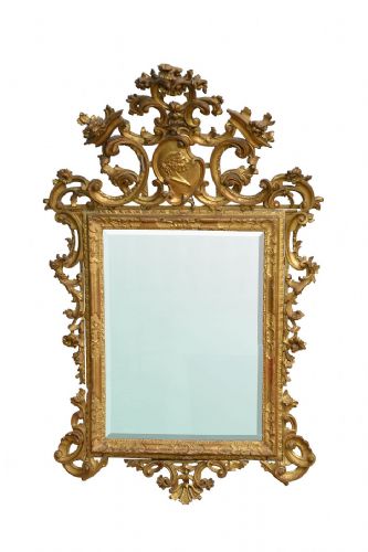 Important miroir du XVIIIe siècle Parme