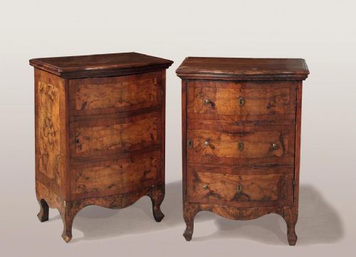 Pareja muebles del siglo XVIII